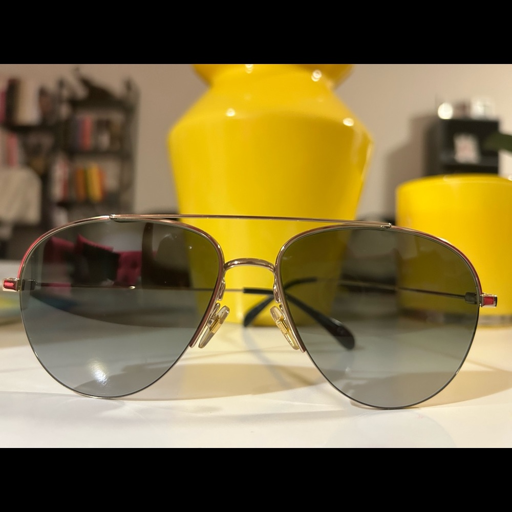 GIVENCHY gradient green aviators